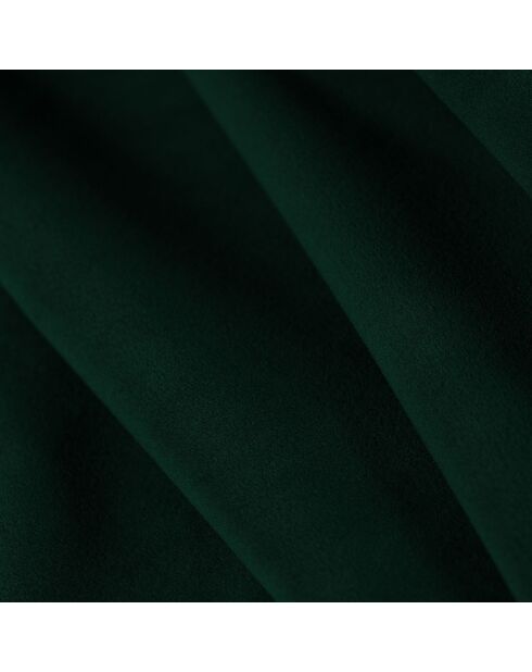 Canapé d'angle droit 4 places velours Sao vert bouteille - 273x180x69 cm