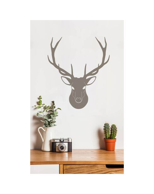 Sticker Cerf gris - 30x35 cm