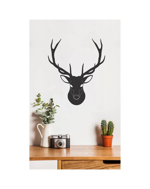 Sticker Cerf noire - 30x35 cm
