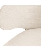 Chaise Némésis beige clair - 57x54x81 cm