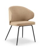 Chaise Némésis beige - 57x54x81 cm