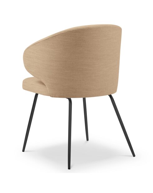 Chaise Némésis beige - 57x54x81 cm