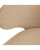 Chaise Némésis beige - 57x54x81 cm