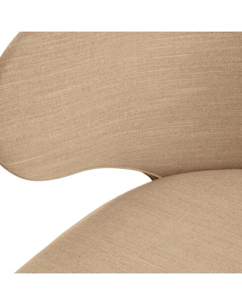 Chaise Némésis beige - 57x54x81 cm