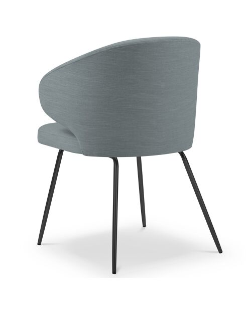 Chaise Némésis bleu/gris - 57x54x81 cm