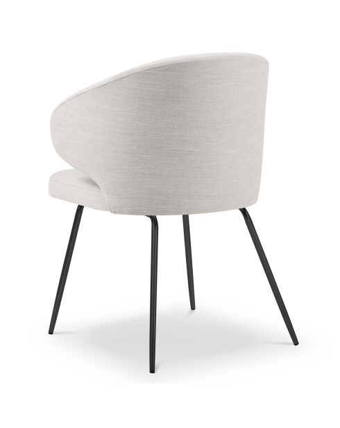 Chaise Némésis gris clair - 57x54x81 cm