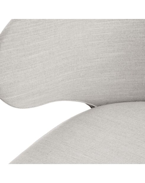 Chaise Némésis gris clair - 57x54x81 cm