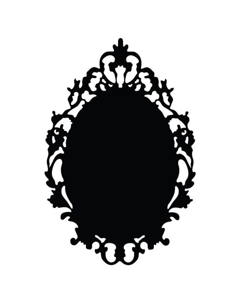 Sticker ardoise Miroir Magique noir - 40x60 cm