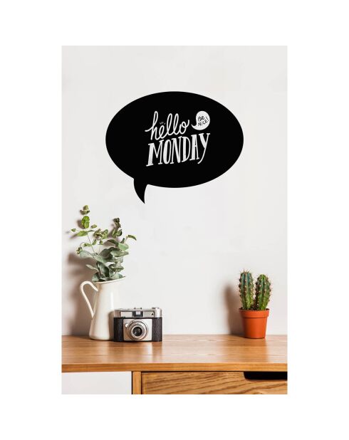 Sticker ardoise Pense bête noir - 40x60 cm