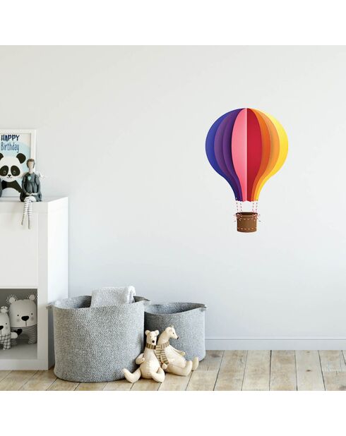 Sticker Chat multicolore - 40x60 cm