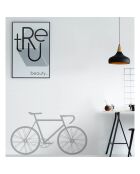 Autocollant vélo noir - 90x50 cm