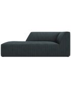 Chaise Longue gauche Sao bleue - 181x93x69 cm