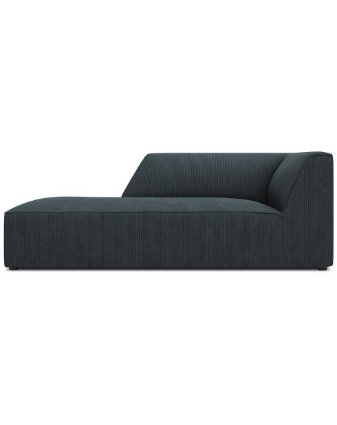 Chaise Longue gauche Sao bleue - 181x93x69 cm