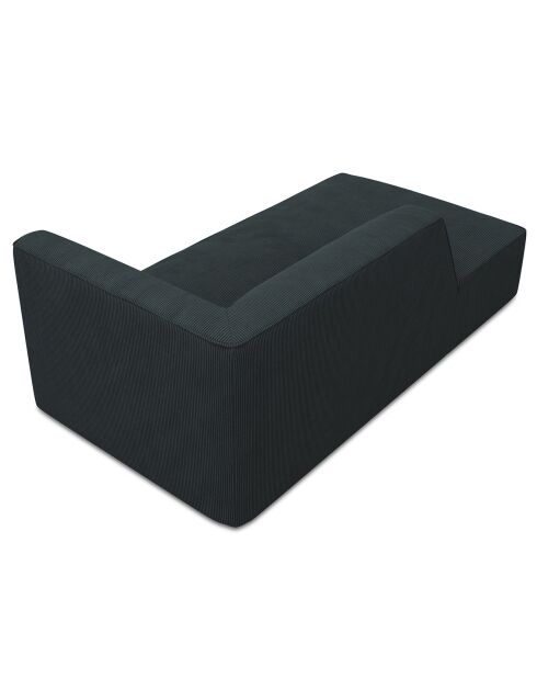 Chaise Longue gauche Sao bleue - 181x93x69 cm