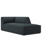 Chaise Longue droit Sao bleue - 181x93x69 cm