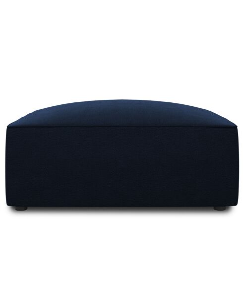 Pouf Velours Sao bleu roi - 93x93x40 cm