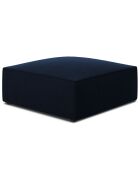 Pouf Velours Sao bleu roi - 93x93x40 cm