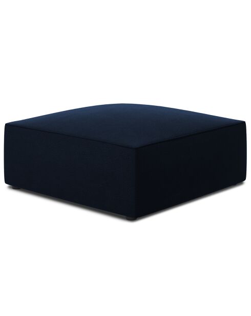 Pouf Velours Sao bleu roi - 93x93x40 cm