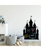 Sticker ardoise Château noir - 60x90 cm
