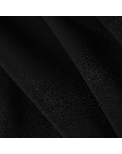 Pouf Velours Sao noir - 93x93x40 cm