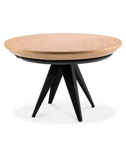 Table extensible Magnus beige - 130x130x76 cm