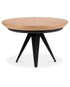 Table extensible Magnus beige - 130x130x76 cm