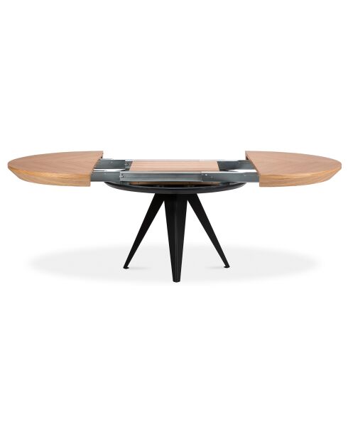 Table extensible Magnus beige - 130x130x76 cm