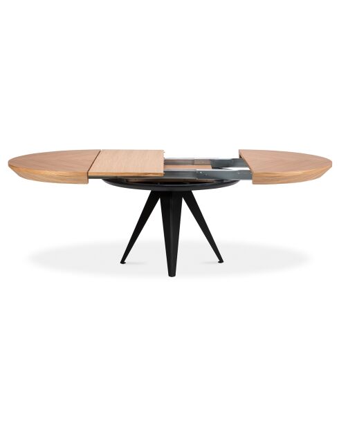Table extensible Magnus beige - 130x130x76 cm