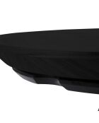 Table extensible Magnus noire - 130x130x76 cm