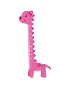 Sticker Toise Dinosaure  rose - 85x160 cm