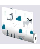 Autocollant Vinyle Forêt  multicolore - 65x300 cm