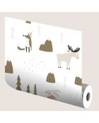 Autocollant Vinyle Forêt  multicolore - 65x300 cm