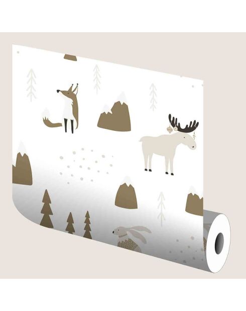 Autocollant Vinyle Forêt  multicolore - 65x300 cm