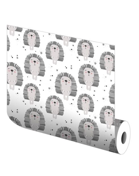 Autocollant Vinyle Hérisson endormi multicolore - 65x300 cm