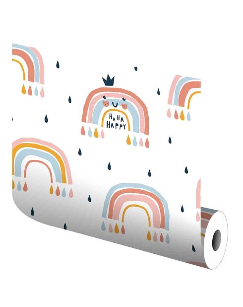 Autocollant Vinyle Arc-en-ciel  multicolore - 65x300 cm