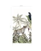 Papier peint mural Jungle  multicolore - 132x250 cm