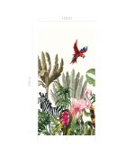 Papier peint mural Jungle  multicolore - 132x250 cm