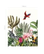 Papier peint mural Jungle  multicolore - 198x250 cm