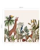 Papier peint mural Jungle  multicolore - 250x264 cm