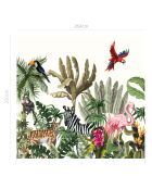Papier peint mural Jungle  multicolore - 250x264 cm