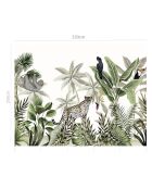 Papier peint mural Jungle  multicolore - 250x330 cm
