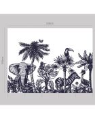 Papier peint mural Jungle  multicolore - 250x330 cm
