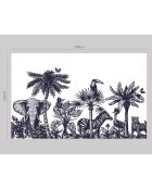 Papier peint mural Jungle  multicolore - 250x396 cm