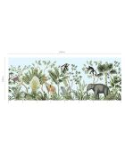 Papier peint mural Jungle  multicolore - 250x666 cm