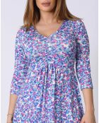 Robe Bernadette bleue