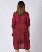 Robe Celia bordeaux