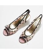 Slingbacks Kalan noires - Talon 7.5 cm