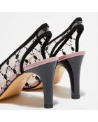 Slingbacks Kalan noires - Talon 7.5 cm
