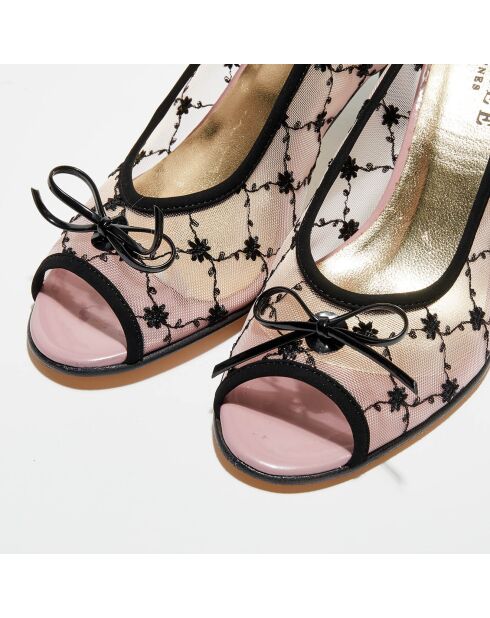 Slingbacks Kalan noires - Talon 7.5 cm