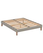 Sommier en bois Kit Lino beige - 160x200 cm